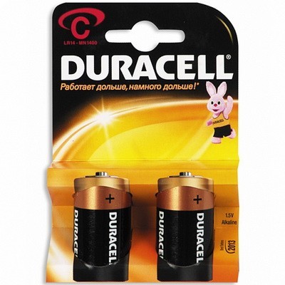 Батарейка C (R14) Duracell